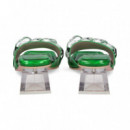 Pala Eslabon Charol Verde  RAS