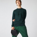 Bandolera Plana Pequeña Lcst de Hombre en Lona Revestida  LACOSTE