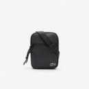 Bandolera Plana Pequeña Lcst de Hombre en Lona Revestida  LACOSTE