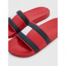 Chanclas de Estilo Pala con Logo de TOMMY HILFIGER
