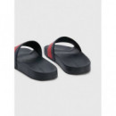 Chanclas de Estilo Pala con Logo de TOMMY HILFIGER