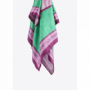 Pañuelo Mujer Estampado de Cebra y Manchas LOLA CASADEMUNT