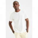 Camisetas Hombre Camiseta DOCKERS de Hombre Slim Fit Icon Lucent White
