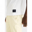 Camisetas Hombre Camiseta DOCKERS de Hombre Slim Fit Icon Lucent White