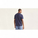 Camisetas Hombre Camiseta DOCKERS de Hombre Slim Fit Icon Navy Blazer