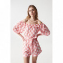 Mono Corto SALSA JEANS con Bordados