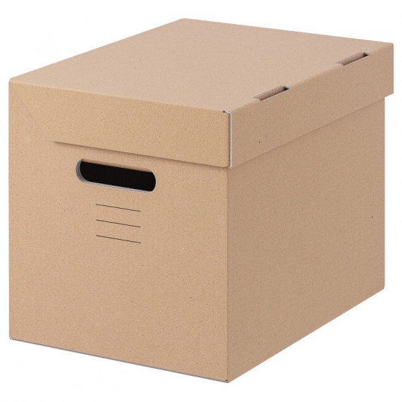 Pappis Caja/tapa 35X25X26 Marron  IKEA
