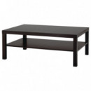 Lack Mesa Centro 118X78 Negro-marron  IKEA