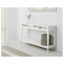 Liatorp Consola 133X37 Blanco/vidrio  IKEA