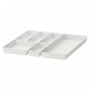 Stodja Bandeja Cubiertos 51X50 Blanco  IKEA