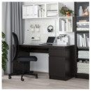 Malm Escritorio 140X65 Negro-marron  IKEA