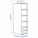 Skubb Org Colgante 6COMP 35X45X125 Blanc  IKEA