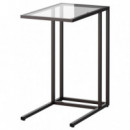Vittsjo Soporte para Portatil 35X65 Negro-marron/vidrio Transparente  IKEA