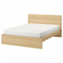 Malm Cama/alta 140X200 Roble  IKEA