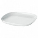 Vardera Plato Postre 18X18 Blanco  IKEA