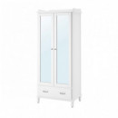 Tyssedal Armario 88X58X208 Blanco/espejo  IKEA