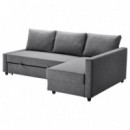Friheten Modulo Asiento Sofacama Esquina Skiftebo Gris Oscuro  IKEA