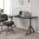 Idasen Armazon Electrico Sit&stand para Tablero 146X70 Gris Oscuro  IKEA