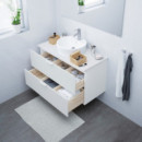 Godmorgon Armario Lavabo 2 Cajones 100X47X58 Blanco  IKEA