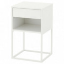 Vikhammer Mesa Noche 40X39 Blanco  IKEA