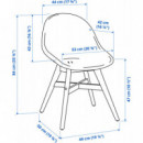 Fanbyn Armazon Silla Marron Efecto Madera  IKEA