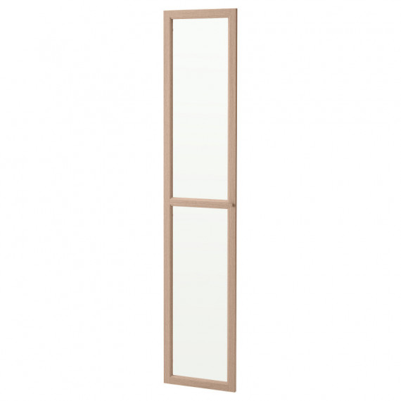 Oxberg Puerta Vidrio 40X192 Chapa Roble Tinte Blanco  IKEA
