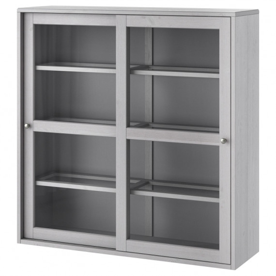 Havsta Vitrina 121X35X123 Gris  IKEA