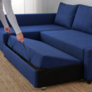 Friheten Divan Sofacama Esquina Skiftebo Azul  IKEA