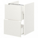 Enhet B Armario Lavabo 2 Cajones 40X40X60 Blanco  IKEA