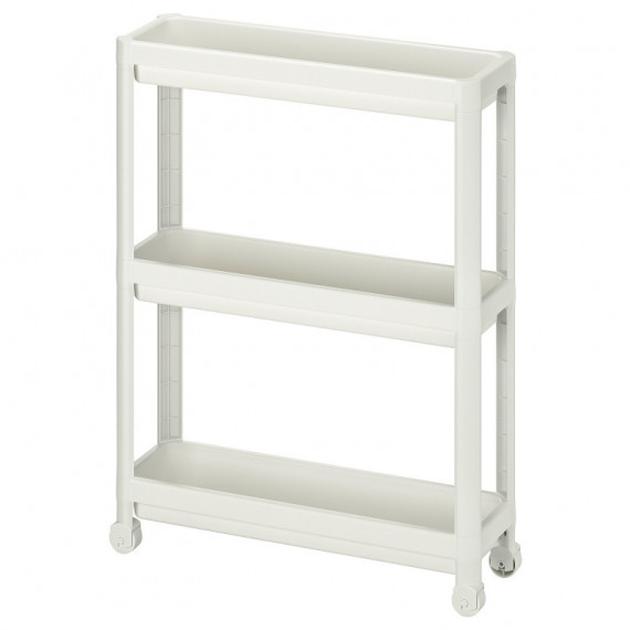 Vesken Carro 54X18X71 Blanco  IKEA