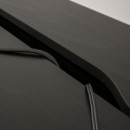 Alex Escritorio 132X58 Negro-marron  IKEA