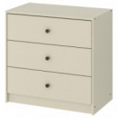 Gursken Comoda 3 Cajones 69X67 Beige Claro  IKEA