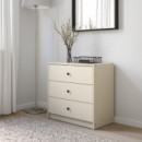 Gursken Comoda 3 Cajones 69X67 Beige Claro  IKEA