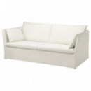 Backsalen Funda Sofa 3 Plazas Blekinge Blanco  IKEA