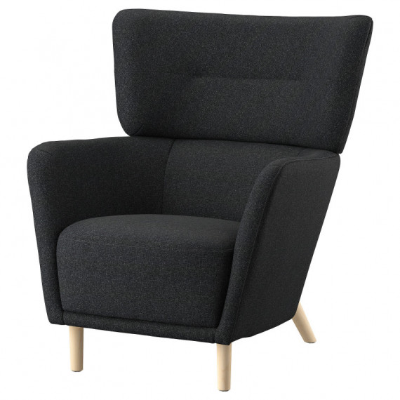 Oskarshamn Sillon Orejero Gunnared Negro-gris  IKEA