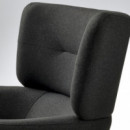 Oskarshamn Sillon Orejero Gunnared Negro-gris  IKEA