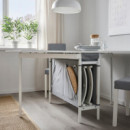 Kallhall Mesa Alas/almacenaje Blanco/gris Claro  IKEA