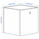 Kuggis Caja con Tapa  32X32X32 Blanco  IKEA