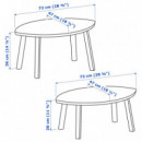 Stockholm Mesa Nido 2U Chapa Nogal  IKEA