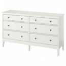 Idanas Comoda 6 Cajones 162X95 Blanco  IKEA