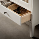 Idanas Armario/puertas Vidrio Doble Hoja 121X50X135 Blanco  IKEA