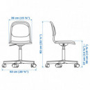 Orfjall Silla Escritorio Infantil Blanco/vissle Gris Claro  IKEA