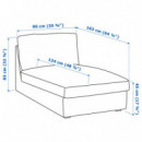 Kivik Divan Grann/bomstad Negro  IKEA