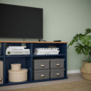 Skruvby Banco TV 156X38X59 Negro-azul  IKEA