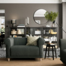 Viskafors Sillon 1,5 Plazas Ledje Gris-verde  IKEA