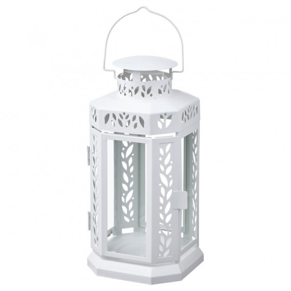 Enrum Farol Vela Gruesa I/e 28 Blanco  IKEA