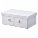 Spinnrock Caja Comp 25X16X10 Blanco  IKEA