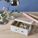 Spinnrock Caja Comp 25X16X10 Blanco  IKEA