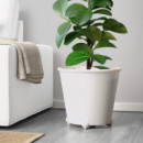 IKEA Ps Fejo Macetero/ruedas 35 Blanco