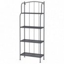 Lacko Estanteria 61X160 Gris  IKEA